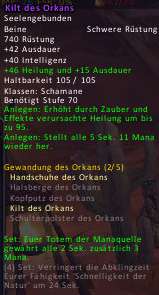 Kilt des Orkans